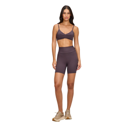 BERMUDA FEMININA COM BOLSO LATERAL MARROM NOBRE - ALTO GIRO