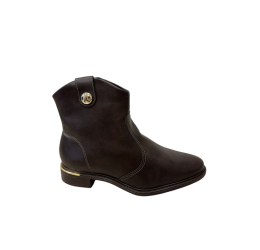BOTA CASUAL FEM. BÁSICA 3077.120 CACAU - VIZZANO