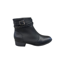 BOTA FEMININA CANO CURTO PRETO 7057.233 - MODARE ULTRACONFORTO 