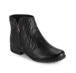 BOTA FEMININA CANO CURTO SALTO BLOCO PRETO D2184 - DAKOTA