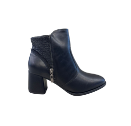 BOTA FEMININA SALTO BLOCO PRETO 7078.111- MODARE ULTRACONFORTO