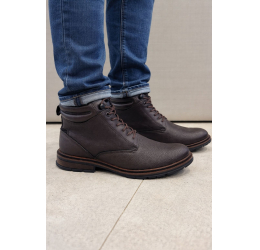 BOTA MASCULINA DE COURO COLUMBIA CHOCOLATE 8640-727B - FERRACINI 