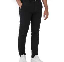 CALÇA MASCULINA SLIM ESSENCIAL BOLSO FACA PRETO - OGOCHI