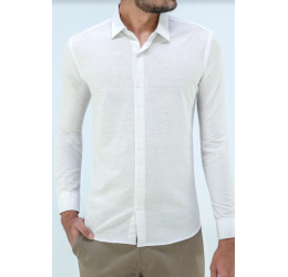 CAMISA MANGA LONGA CASUAL SLIM GELO OGOCHI (0062)