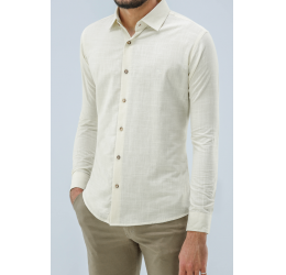 CAMISA MANGA LONGA CONCEPT SLIM AREIA OGOCHI (0006) 