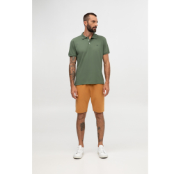 CAMISA POLO MASCULINA EM ALGODÃO PIMA VERDE GOLF - HANGAR 33