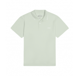 CAMISA POLO MEIA MALHA PENTEADA VERDE ARAGON -FICO