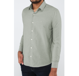 CAMISA SOCIAL SLIM MANGA LONGA 0020 - OGOCHI 