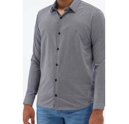 CAMISA SOCIAL SLIM ML MARINHO - OGOCHI 