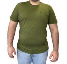 CAMISETA BÁSICA MANGA CURTA ALGODÃO VERDE GRIND - MORMAII