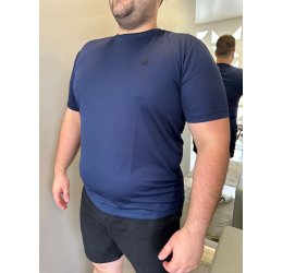 CAMISETA FITNESS MASCULINA MALHA DIAGONAL AZULAO MARINHO 514099 - MORMAII 