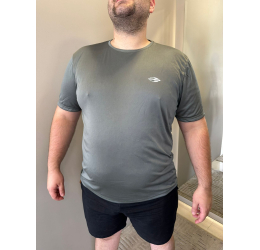 CAMISETA MASC. FITNESS EM HELANCA OLIVA 51035 - MORMAII