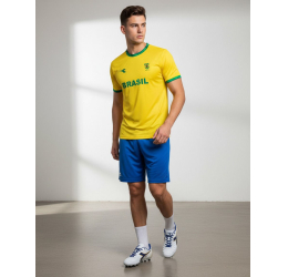 CAMISETA MASCULINA BRASIL CAMPIONE 1721B AMARELO CANÁRIO - DIADORA