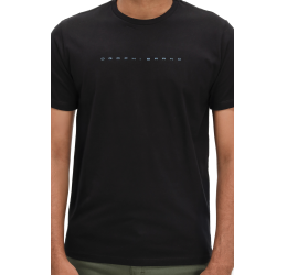 CAMISETA MASCULINA SLIM ESTAMPADA PRETO/AZUL - OGOCHI