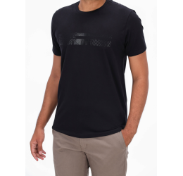 CAMISETA SLIM ESTAMPADA PRETO 6543030 - OGOCHI