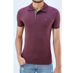CAMISETA SLIM POLO ROXO BETA - OGOCHI