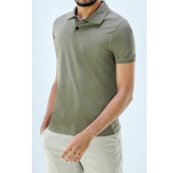 CAMISETA SLIM POLO VERDE KALE - OGOCHI