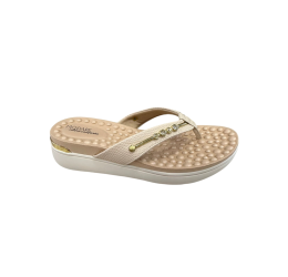 CHINELO ANABELA FEM. CREME 7151115 - MODARE ULTRACONFORTO