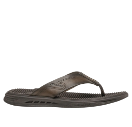 CHINELO DE DEDO MASCULINO EM COURO CRAVO - PEGADA 