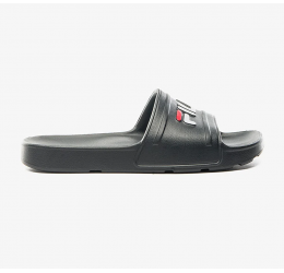 Chinelo Fila Sleek Slide Masculino Preto/ Branco/ Vermelho