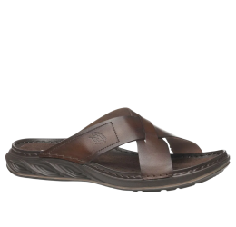 CHINELO MASCULINO EM COURO PINHAO - PEGADA 