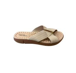 CHINELO SLIDE FEMININO CREME 7142.101 - MODARE ULTRACONFORTO