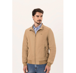 JAQUETA MASCULINA CASUAL EM TECIDO BEGE RUSSET 76458 - HANGAR 33
