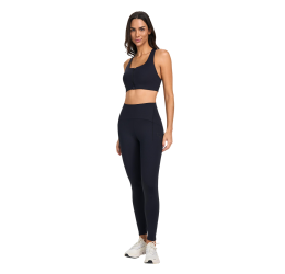 LEGGING LASER BOLSO E REFLETIVOS PRETO - ALTO GIRO 