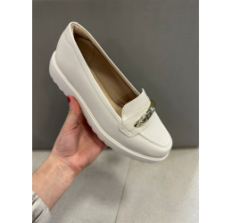 MOCASSIM FEM. TRATORADO BRANCO OFF 7357.121 - MODARE ULTRACONFORTO