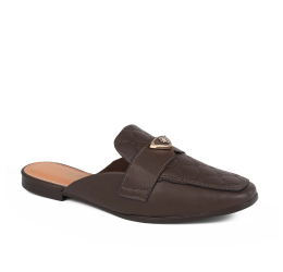 MULE FEMININO ELEGANTE CHOCOLATE D2143 - DAKOTA
