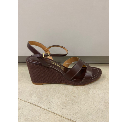 SANDÁLIA ANABELA FEMININA 6501.130 CACAU - VIZZANO 