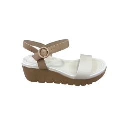 SANDÁLIA FEM. ANABELA LEVE BRANCO OFF 5536.100 - MOLECA