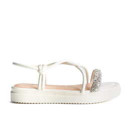 SANDÁLIA PAPETE FLATFORM BEGE - DAKOTA