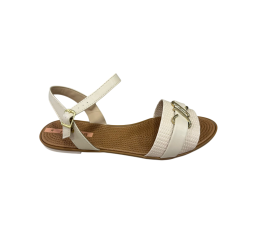 SANDÁLIA RASTEIRA FEM. LEVE BRANCO OFF 5297.473 - MOLECA