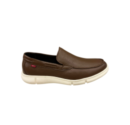 SAPATO LOAFER MASCULINO EM COURO GANTE CONHAQUE 4331-717D - FERRACINI 