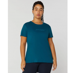 T-SHIRT INSPIRACIONAL VERDE PROFUNDO PLUS SIZE - ALTO GIRO