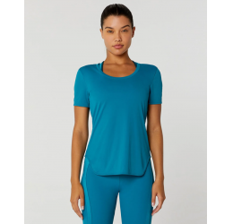 T-SHIRT SKIN FIT ALONGADA VERDE LUZ - ALTO GIRO