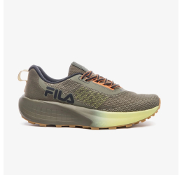 TÊNIS DE CORRIDA MASCULINO SKYWIND OLIVA/PRETO - FILA