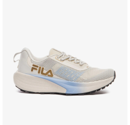 TÊNIS DE CORRIDA FEMININO SKYWIND BEGE/AZUL CELESTE - FILA