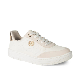 TÊNIS FEMININO CASUAL MARFIM/BRANCO D2651 - DAKOTA