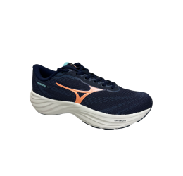 TÊNIS FEMININO DE CORRIDA GOYA 3 MARINHO/PAPAIA - MIZUNO 