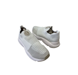 TÊNIS SLIP ON CASUAL CINZA/BRANCO/PRATA 1440.105 - VIZZANO