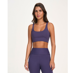 TOP ETERNO REGATA ROXO VELVET - ALTO GIRO
